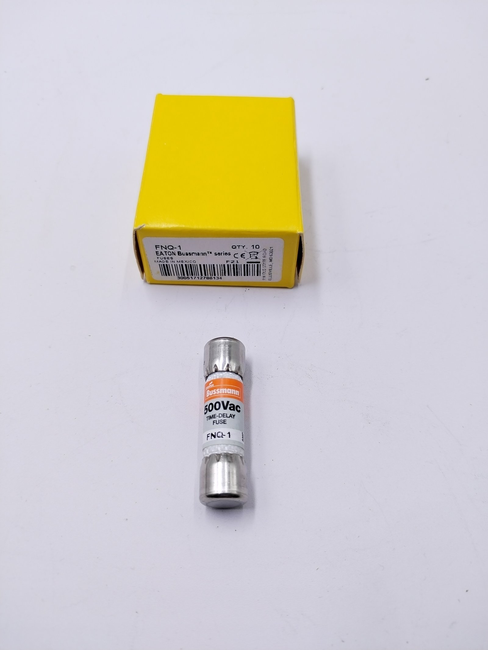 Eaton Bussmann series FNQ fuse Time-delay Fuse Motor control transformers, Circuits with in-rush cur